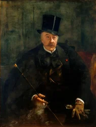 Alfred Stevens / Gemälde von Henri Gervex